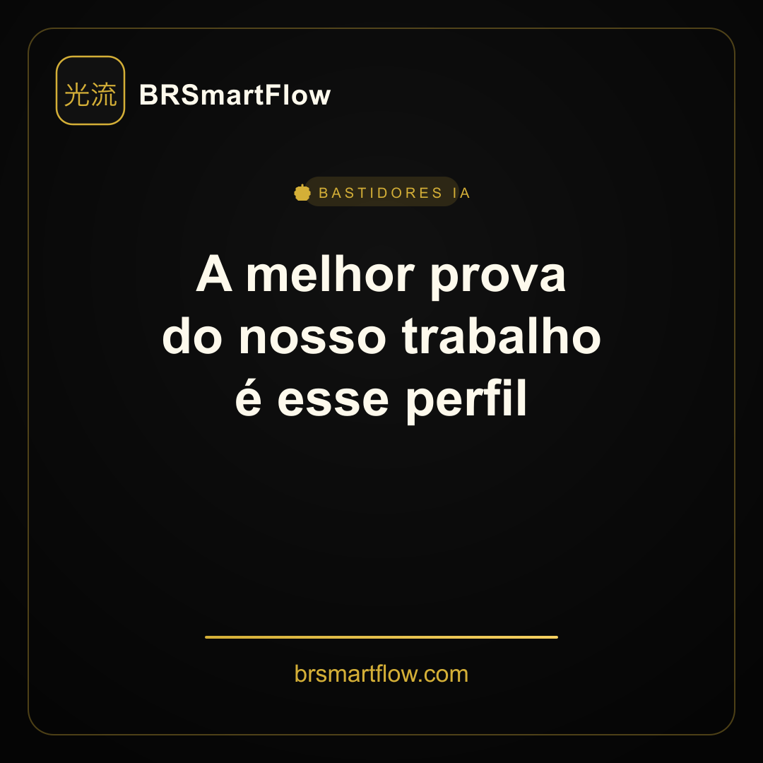 Post real do feed BRSmartFlow (ia-prova)